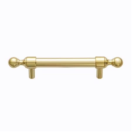 Escenografia 3.75 in. Center to Center Zinc Cabinet Pull, Polished Gold ES3252078